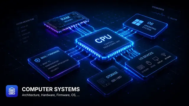 Computer systems topic illustration