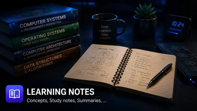Learning notes topic illustration